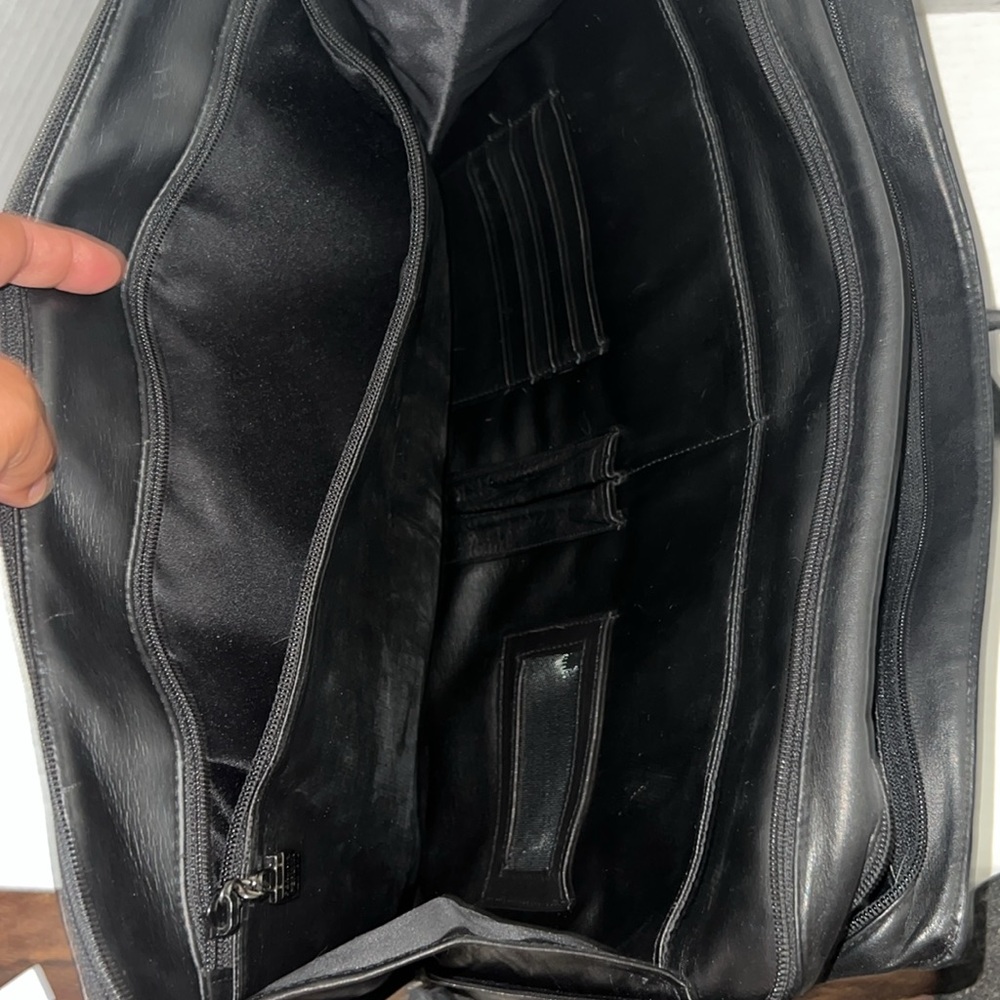 Perlina soft leather briefcase - Picture 3 of 8